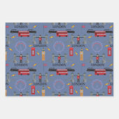 London England Queens Guard English Pattern Wrappi Inpakpapier Vel (Voorkant 2)