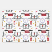 London England Queens Guard English Pattern Wrappi Inpakpapier Vel (Voorkant)