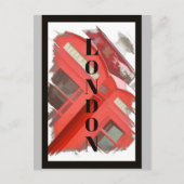 London England Retro Red Phone Booth Briefkaart (Voorkant)