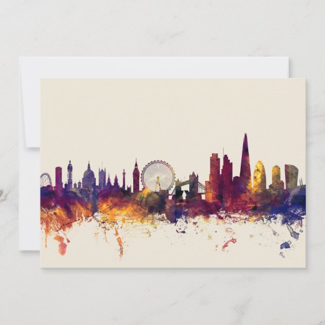 London England Skyline (Voorkant)