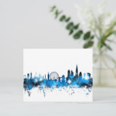 London England Skyline Briefkaart (Staand voorkant)