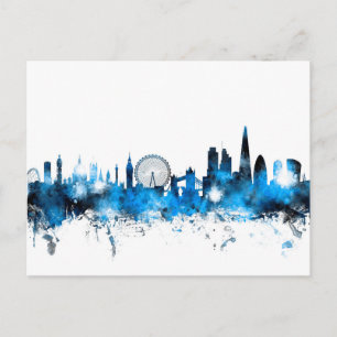 London England Skyline Briefkaart