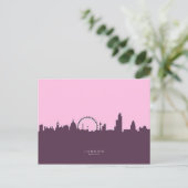London England Skyline Briefkaart (Staand voorkant)