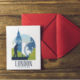 London England Skyline Briefkaart