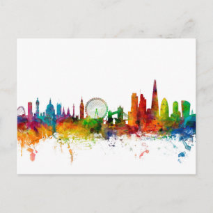 London England Skyline Briefkaart