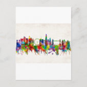 London England Skyline Feestdagenkaart (Voorkant)