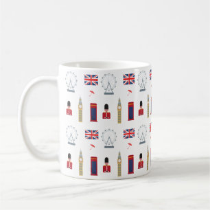 London England Skyline Icon Coffee Mok