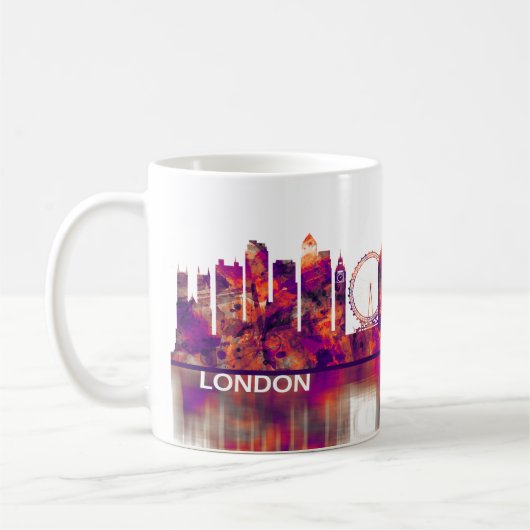London England Skyline Koffiemok (Links)