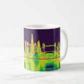 London England Skyline Koffiemok (Voorkant rechts)