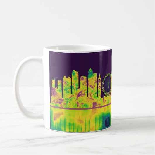London England Skyline Koffiemok (Links)