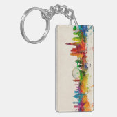 London England Skyline Sleutelhanger (Voorkant Links)