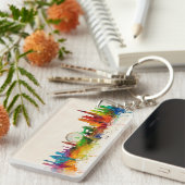 London England Skyline Sleutelhanger (Voorkant Rechts)