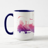 London England Skyline Splash Mok (Links)