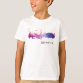 London England Skyline Splash T-shirt (Voorkant)