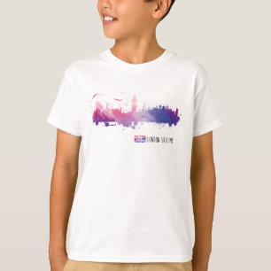 London England Skyline Splash T-shirt