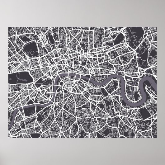 London England Street Art Poster (Voorkant)