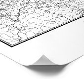 London England Street Map Poster (Hoek)