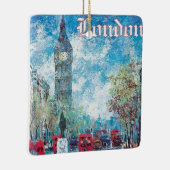 London England Style Big Ben Keramisch Ornament (Rechts)