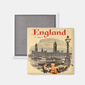 London England  Style Big Ben Magneet (Voorkant / Achterkant)