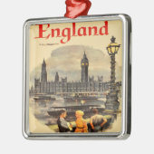 London England  Style Big Ben Metalen Ornament (Links)