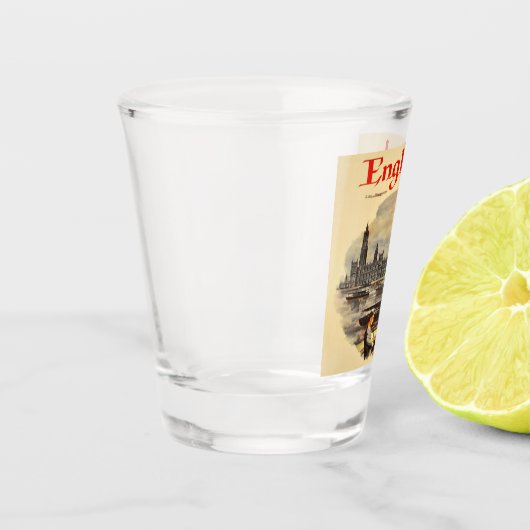 London England  Style Big Ben Shot Glas (Links)
