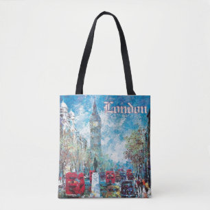 London England  Style Canvas tas Big Ben