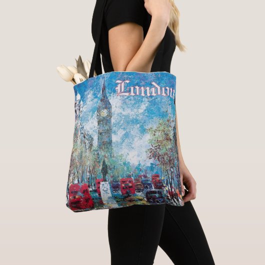London England  Style Canvas tas Big Ben (Dichtbij)