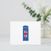 London England telefooncel Briefkaart (Staand voorkant)
