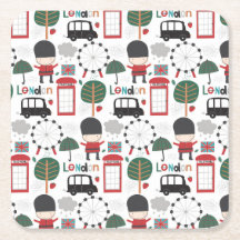 London England thematische onderzetters