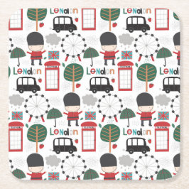 London England thematische onderzetters