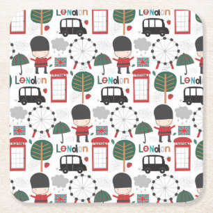 London England thematische onderzetters