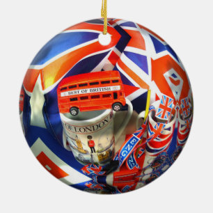 London England Tourist Attractions Keramisch Ornament