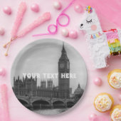 London England UK Parliament UK Paper Papieren Bordje (Feest)