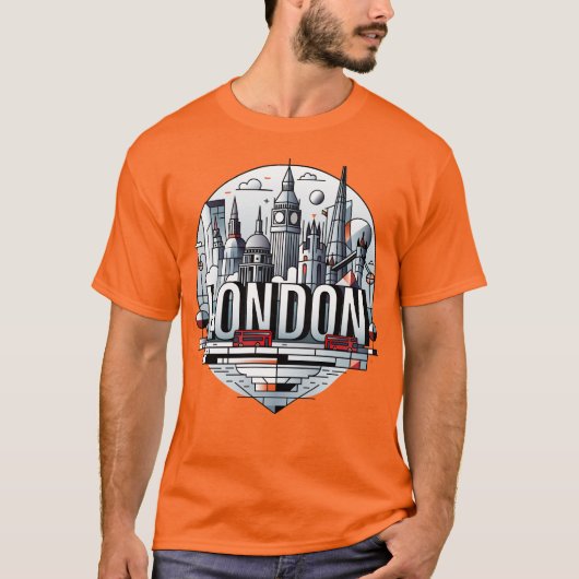 London England United Kingdom T-shirt (Voorkant)