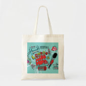 London ~ England United Kingdom Travel Art Tote Bag (Voorkant)
