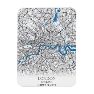 London England Verenigd Koninkrijk City Map Travel Magneet