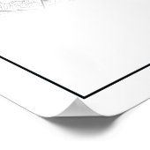 London England Verenigd Koninkrijk City Map Travel Poster (Hoek)