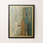 London England Vintage Travel Legpuzzel (Verticaal)