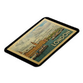 London England Vintage Travel Magneet (Linkerzijde)