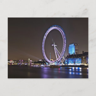 London Eye at Night Briefkaart