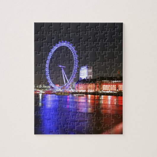 London Eye at Night Legpuzzel (Verticaal)