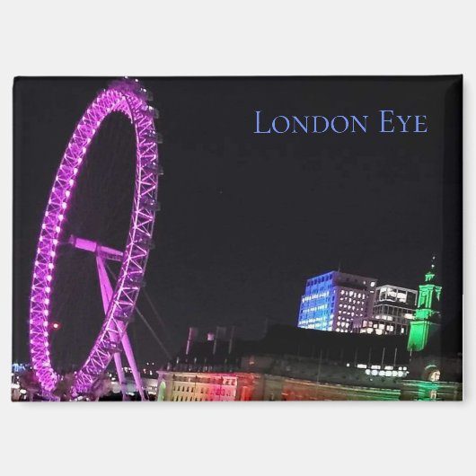 London Eye at Night Magnet (Voorkant)