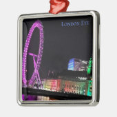 London Eye at Night Metalen Ornament (Links)