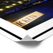 London Eye at Night Poster (Hoek)