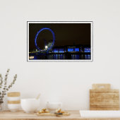 London Eye at Night Poster (Keuken)