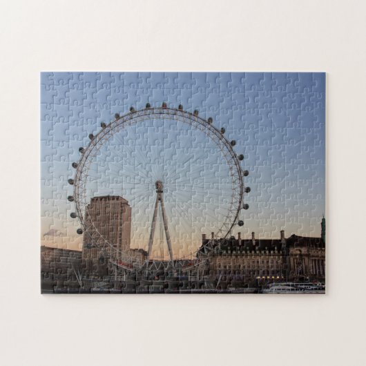 London Eye at Sunset Legpuzzel (Horizontaal)