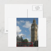 London Eye & Big Ben Briefkaart (Voorkant / Achterkant)
