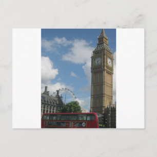 London Eye & Big Ben Briefkaart