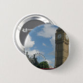 London Eye & Big Ben Ronde Button 5,7 Cm (Voorkant /achterkant)