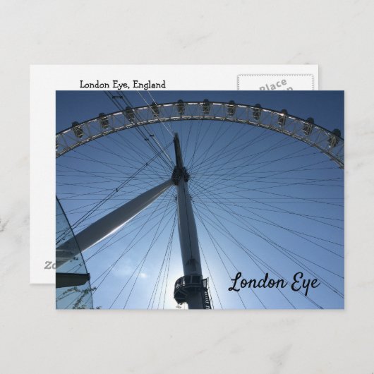 London Eye Briefkaart (Voorkant / Achterkant)